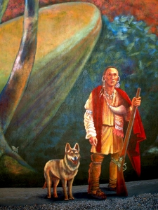 First People mural detail